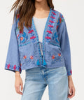 Johnny Was - ELIZABETH FRONT TIE PATCHWORK KIMONO