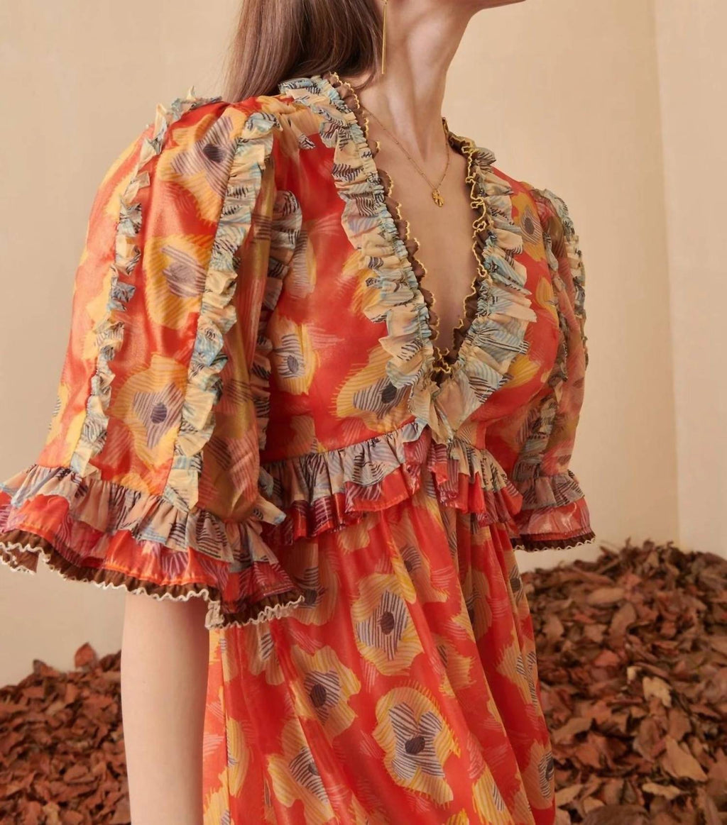 Celia B - Aura Ruffled Dress