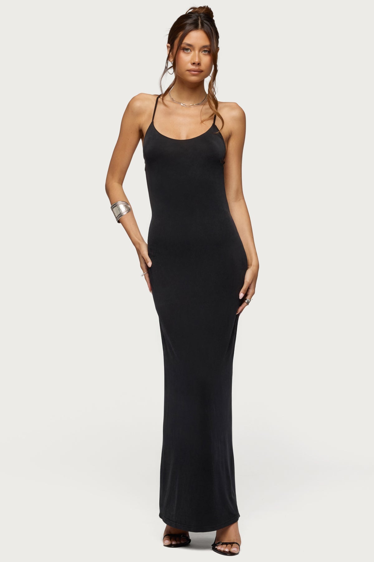Zhuri Ring Backless Maxi Dress